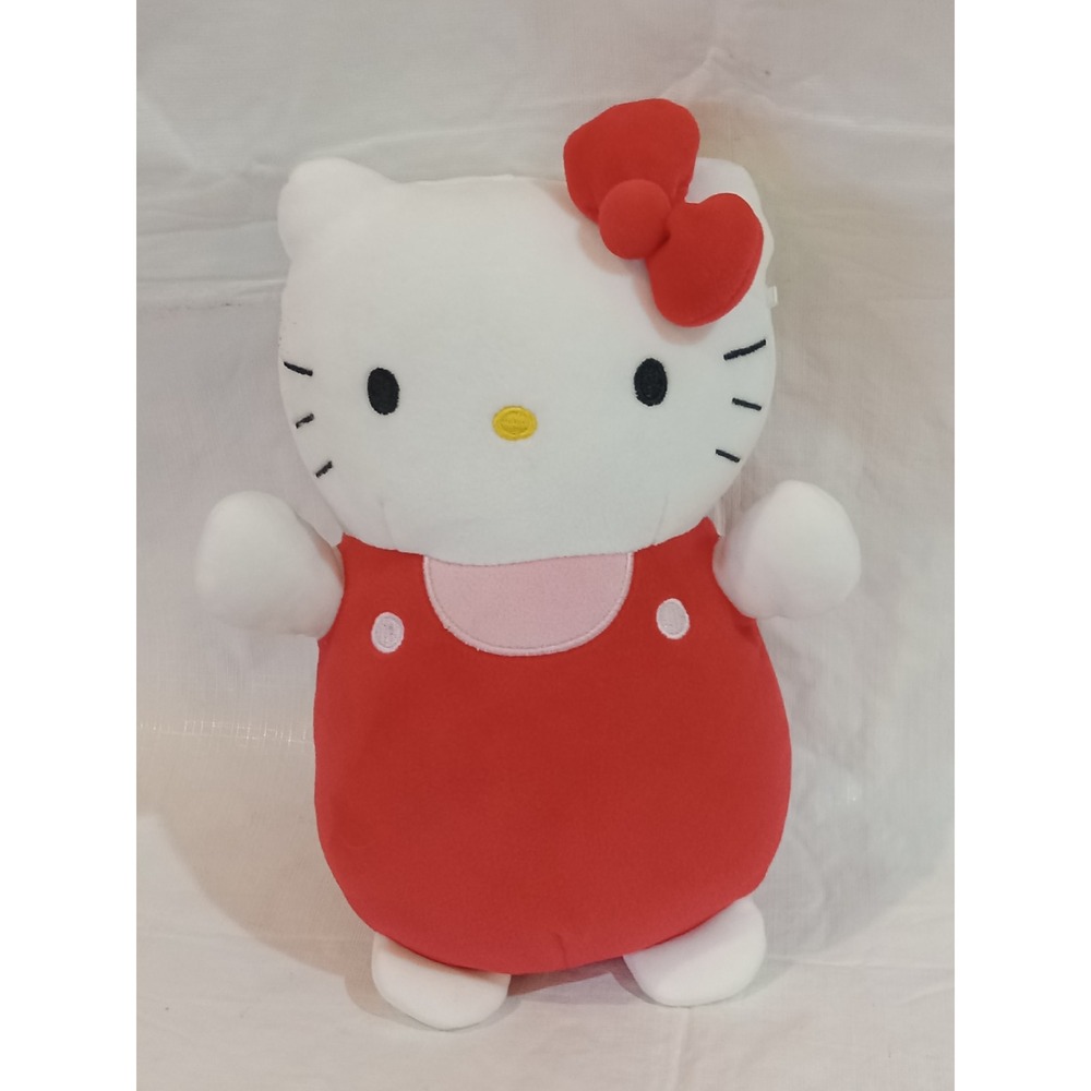 Hello Kitty HugMees Plush Red Dress Kawaii Sanrio Stuffed Animal Toy 2024